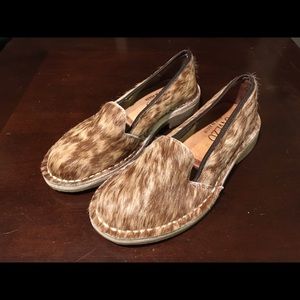 Uwezo Cow Skin Slip-ons